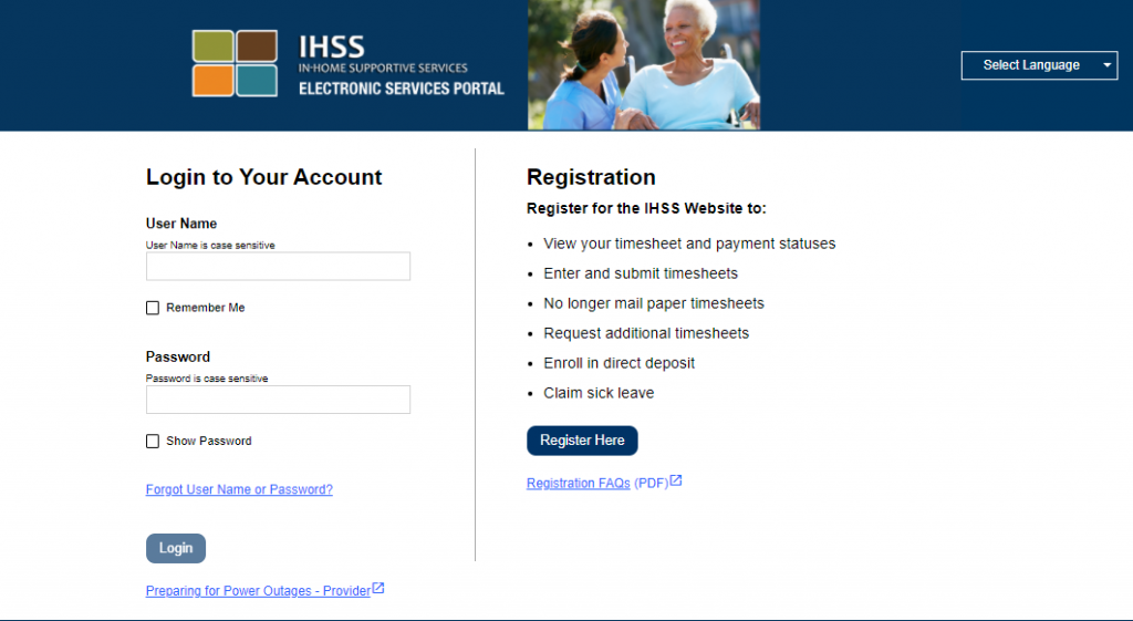 Www etimesheets ihss ca gov How To Access IHSS Online Account